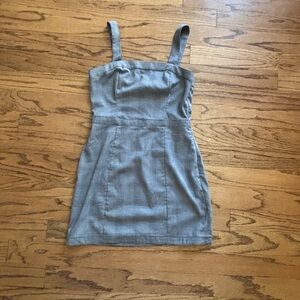 Abercrombie & Fitch Grey Plaid Mini Jumper Sz Small
